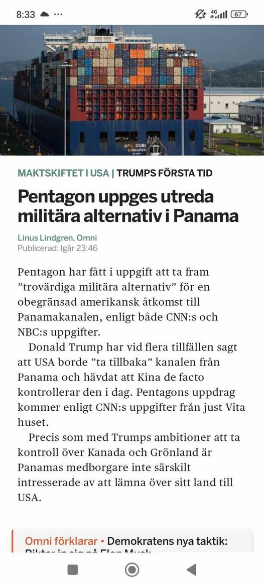 Pentagon & Panamakanalen
