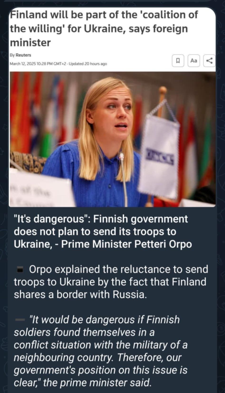 Bleknande Finsk Sisu..