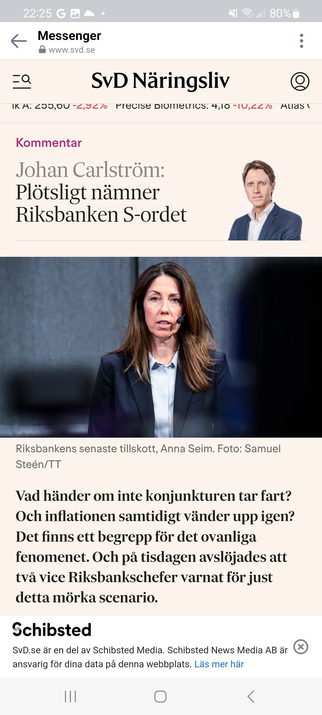 Riksbanken & S-Ordet