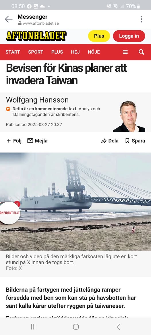 Woffie, Taiwan & Kinesiska Landstigningsfartyg