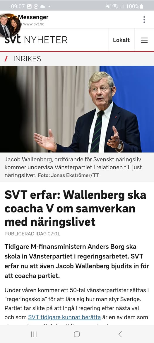 Jacob deltar I Regeringsskolan