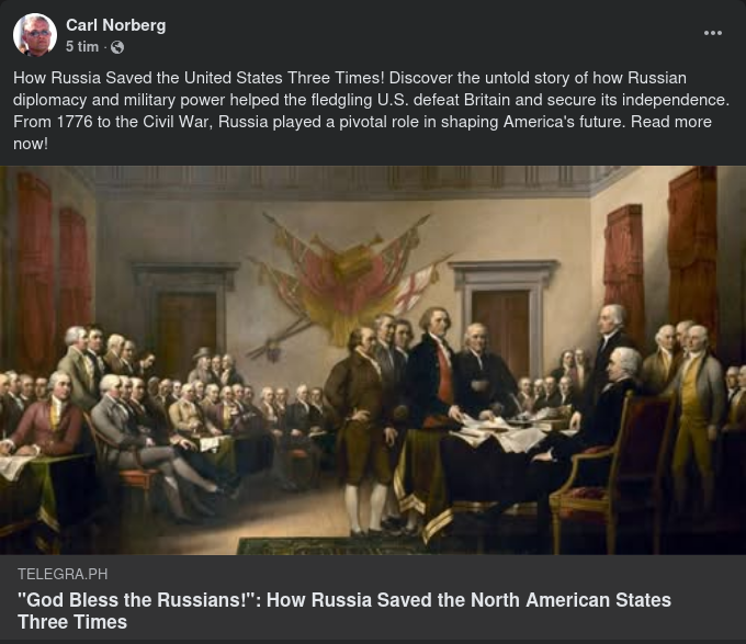 När Ryssland Hjälpte USA Besegra Storbritannien