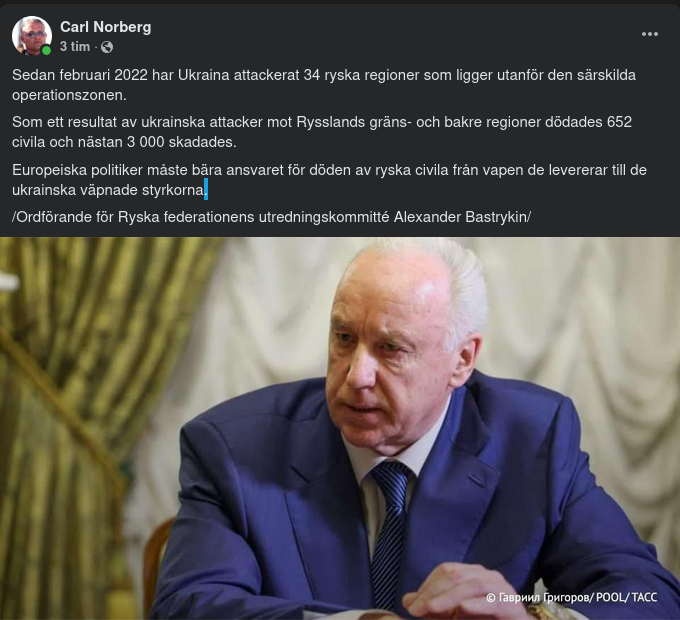 Ansvarsbärande För Döda & Skadade Ryska Civila