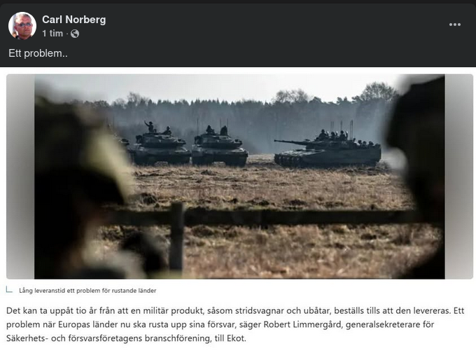 Försvarsupprustningsproblem..