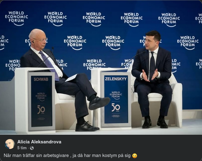 Kostymklädd Zelensky