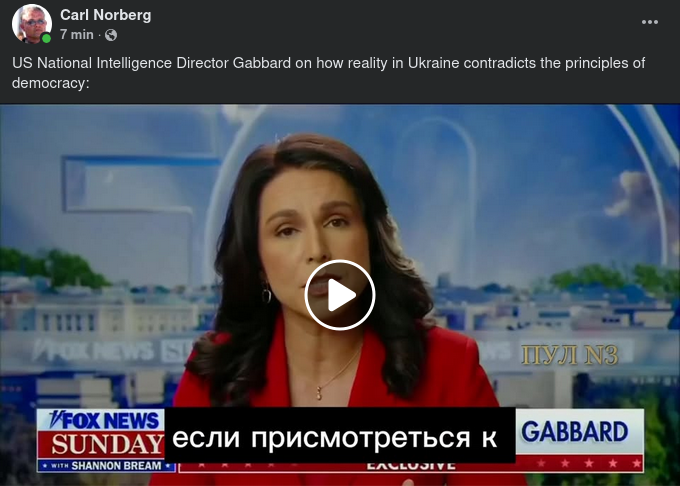 Gabbard & Demokratiskt Motsägelsefullt I Ukraina