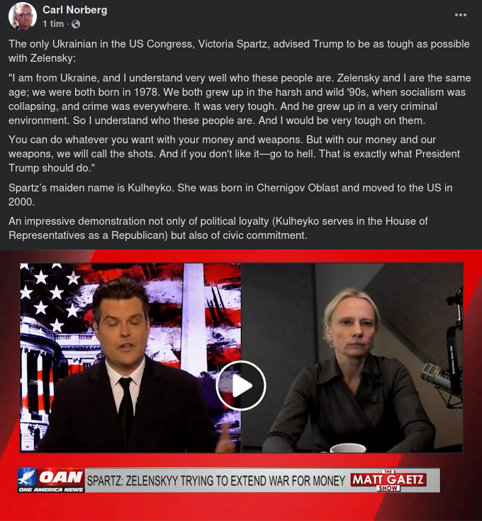 Ukrainsk Röst I Amerikanska Kongressen