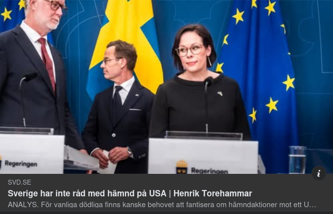 Sverige Utan Hämndkapital I SvD