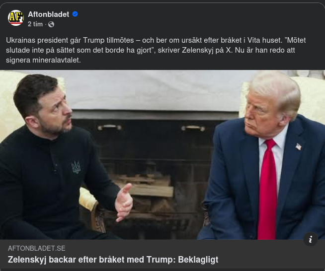 Beklagar & Redo Att Signera..