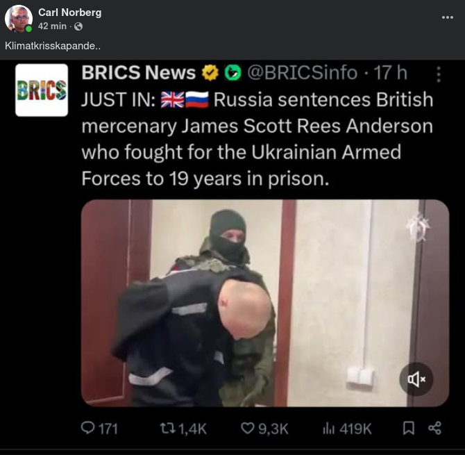 19 Års Fängelse För Brittisk Legosoldat