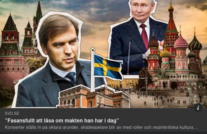 Fasansfull Rysk Kulturell Maktläsning I SvD