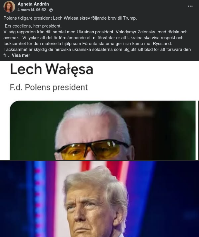 Brev Från Walesa Till Trump