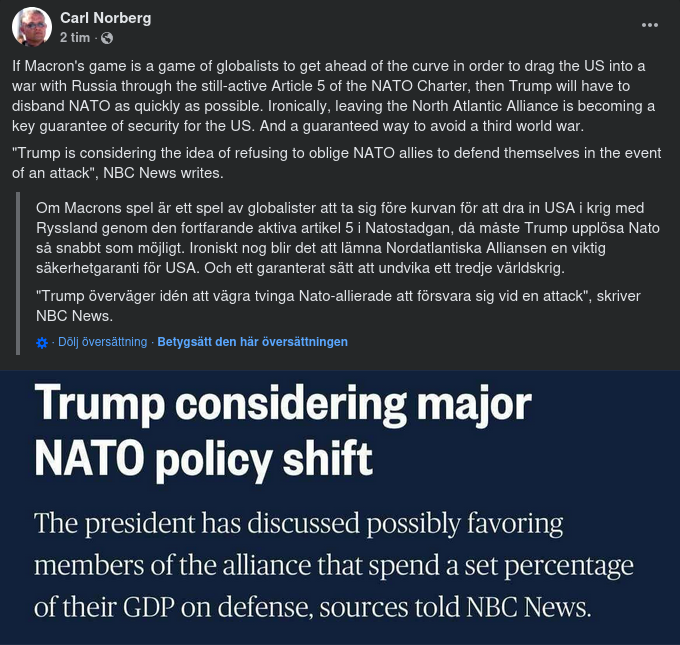 Trump & Nato