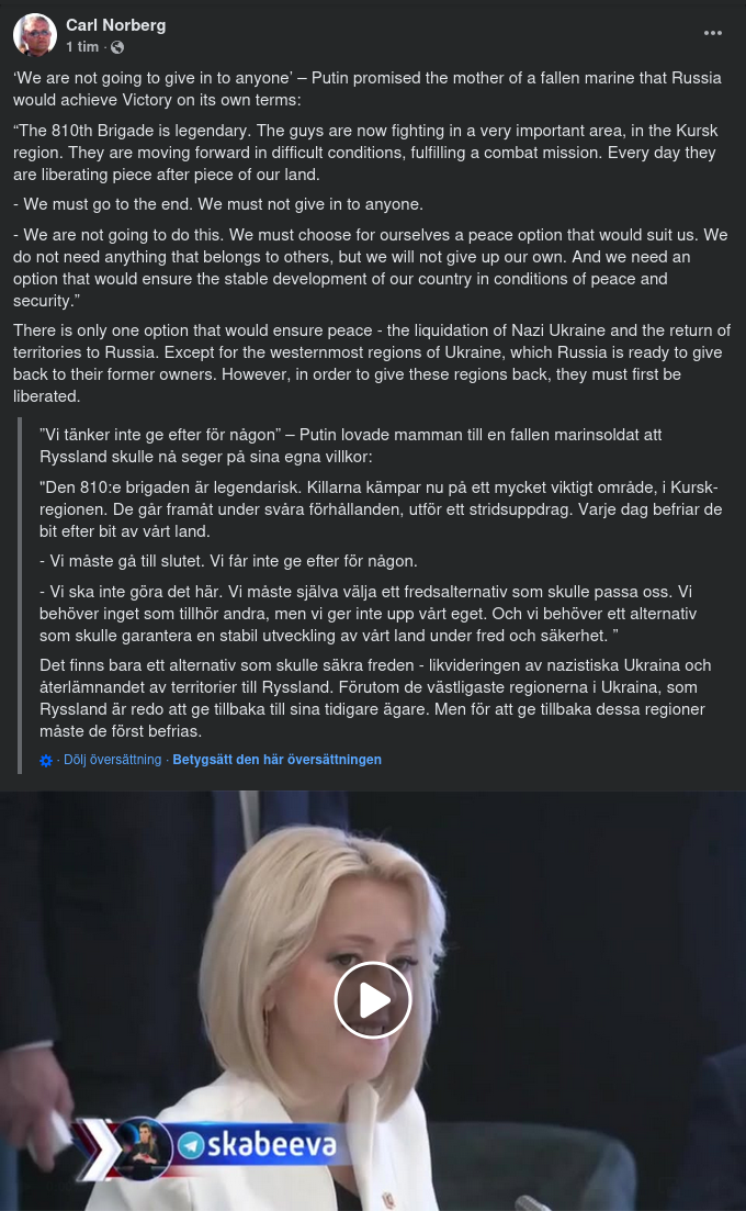 Ryssland Ger Inte Efter