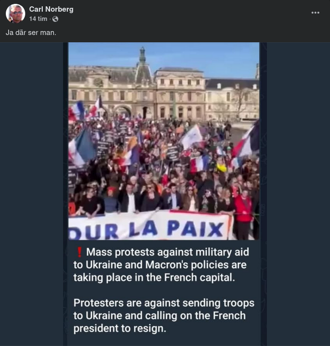 Franska Massprotester