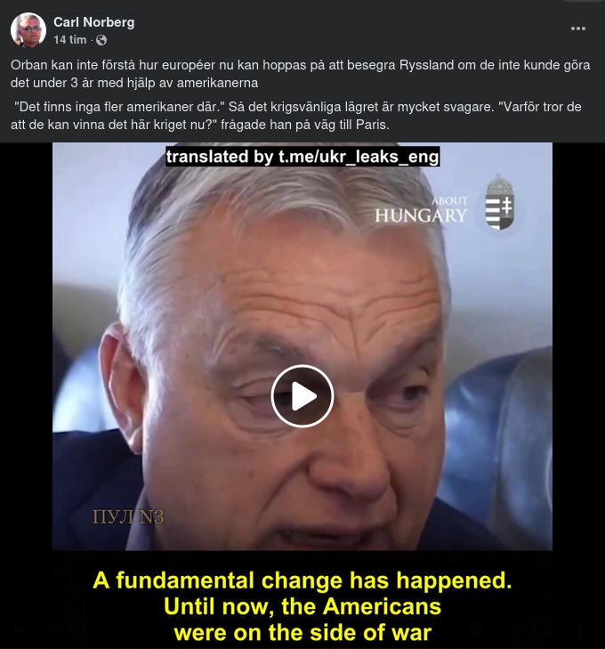 Oförstående Orbán & Stor Armé