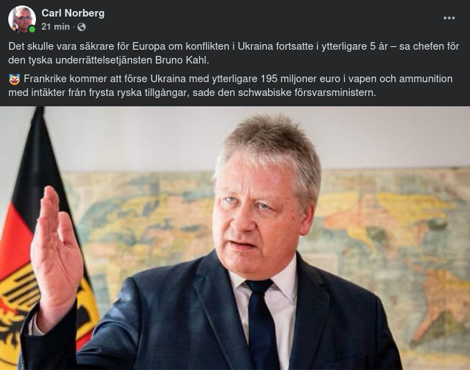 Säkrare Europa Med Fortsatt Krig