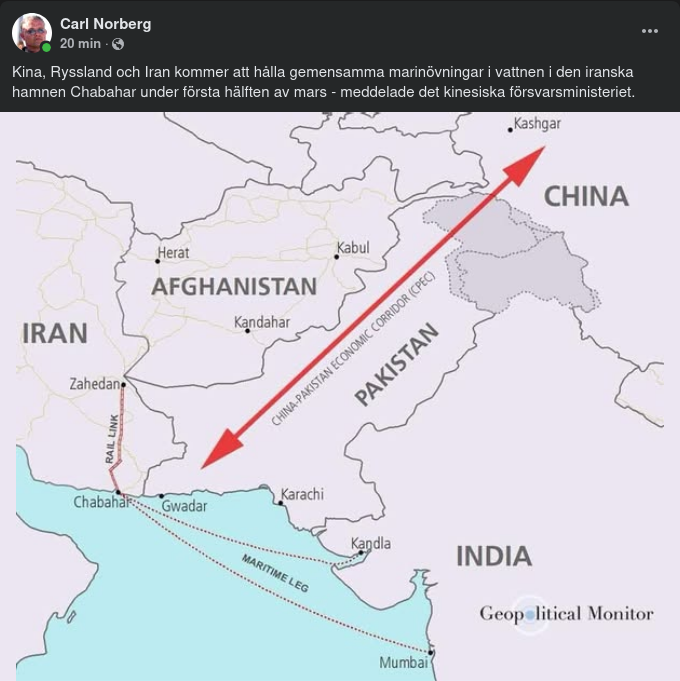 Marinövande Ryssland & Iran