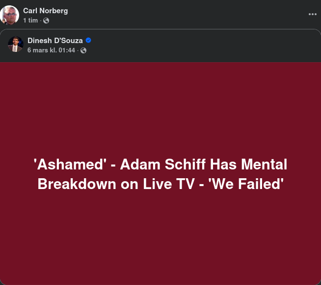 Schiff Kvider Live På CNN