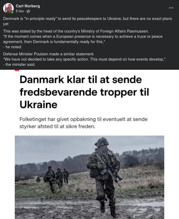 Truppsändningsberett Danmark