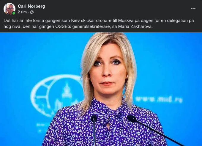 Reaktioner På Ukrainsk Drönarattack