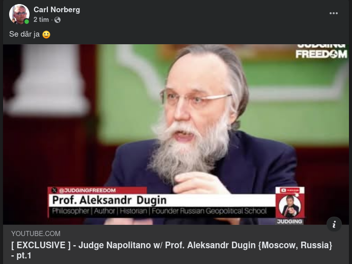 Napolitano I Samtal Med Dugin