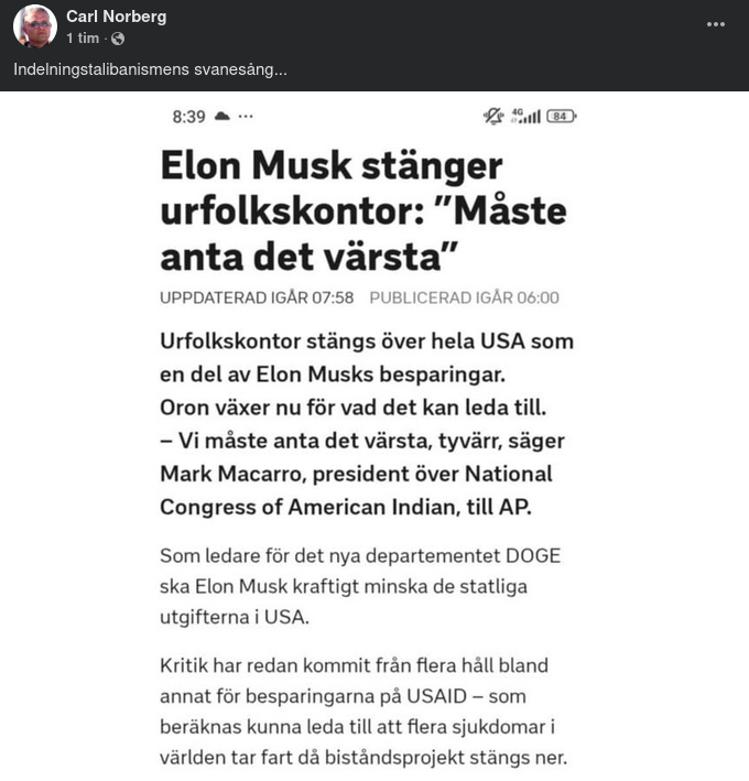 Urfolkskontor Stängda Av Musk