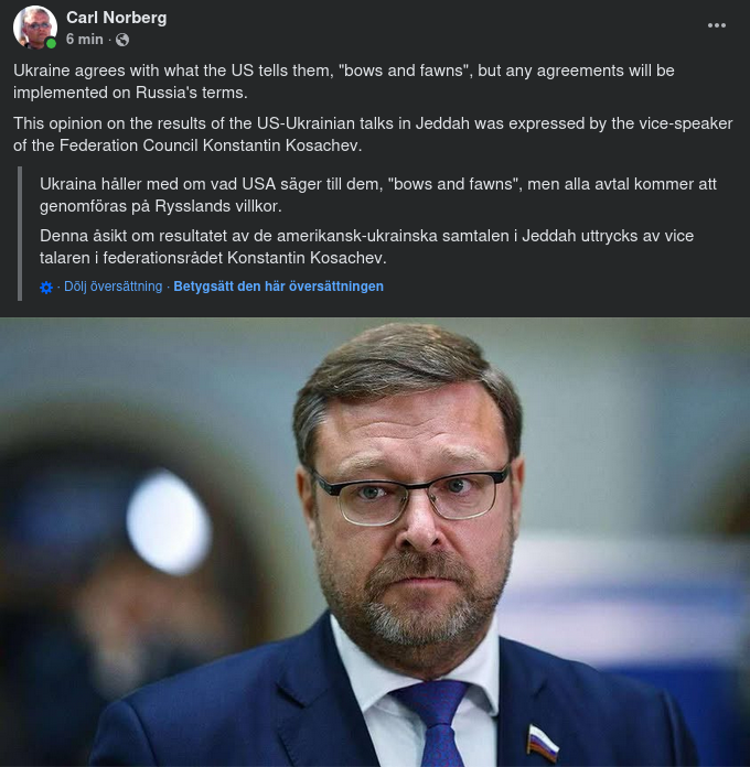 Avtal På Ryska Villkor