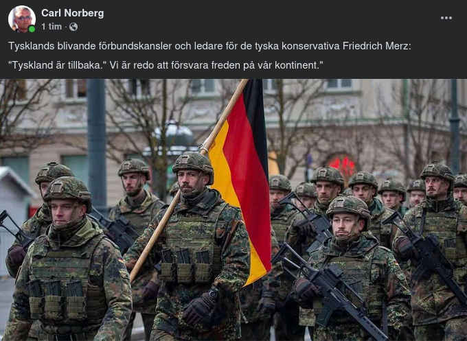 Tyskland Tillbaka För Europas Fred..