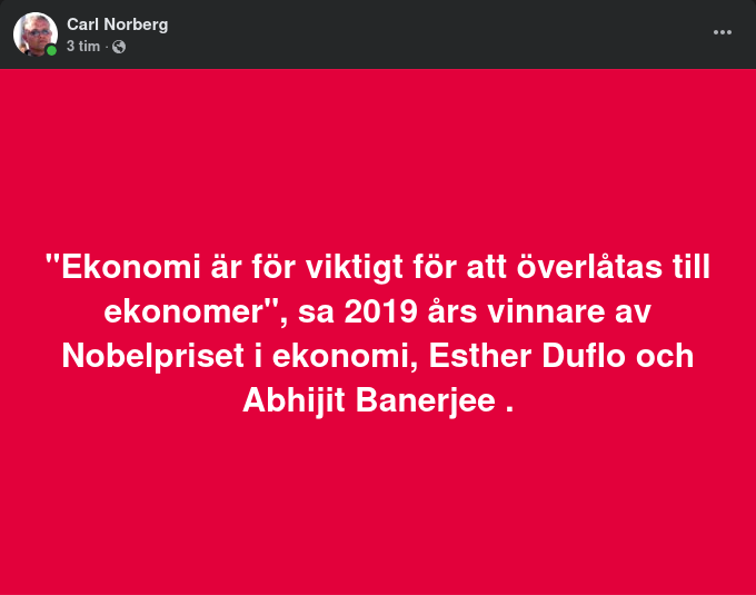För Viktigt För Ekonomer
