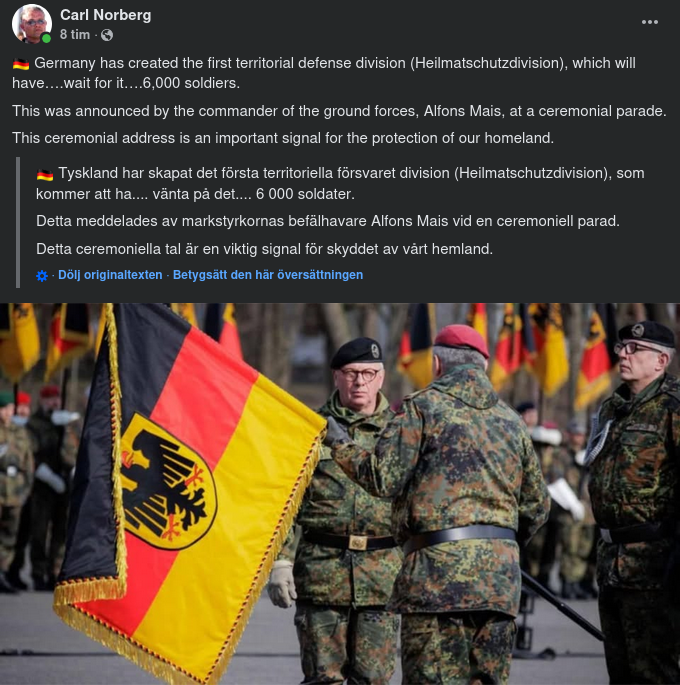 Tysk Hemlandsskyddssignal