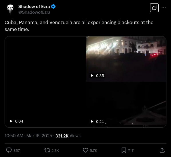 Strömlöst I Kuba, Panama & Venezuela