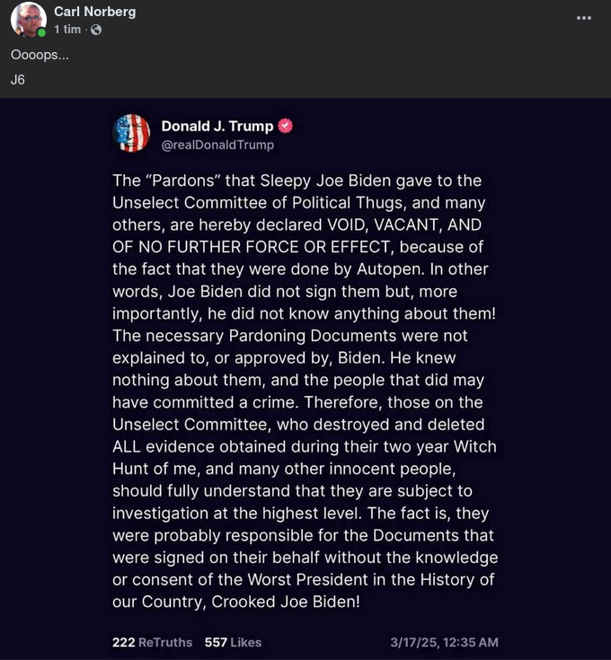 Ogiltiga Benådningar