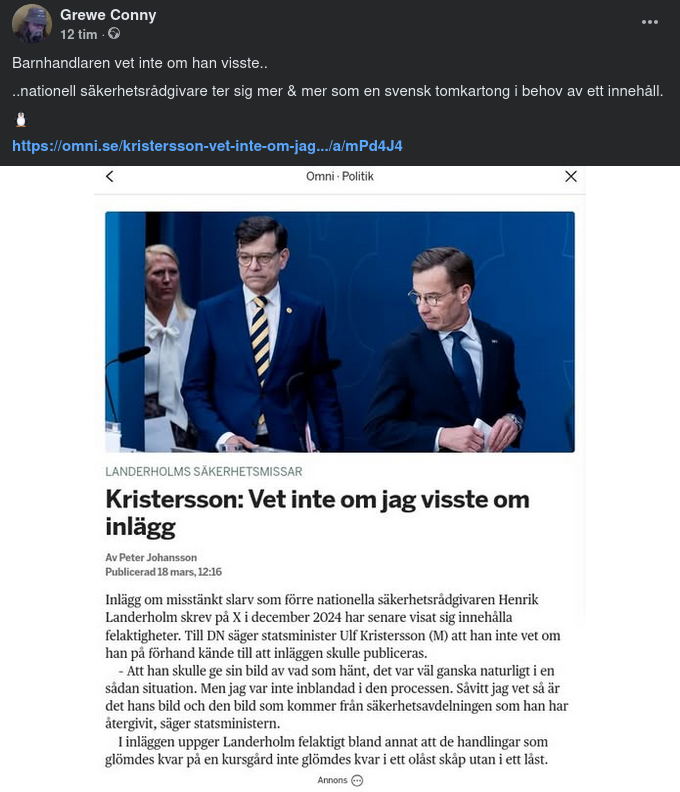 Barnhandlaren Vet Inte Om Han Visste..