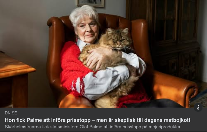 Priser & Matbojkotter..