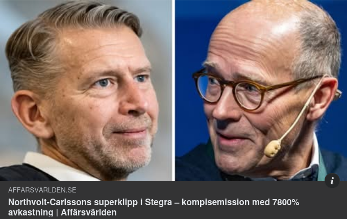 Ytterligare Superklipp För Nortvolt-Carlsson