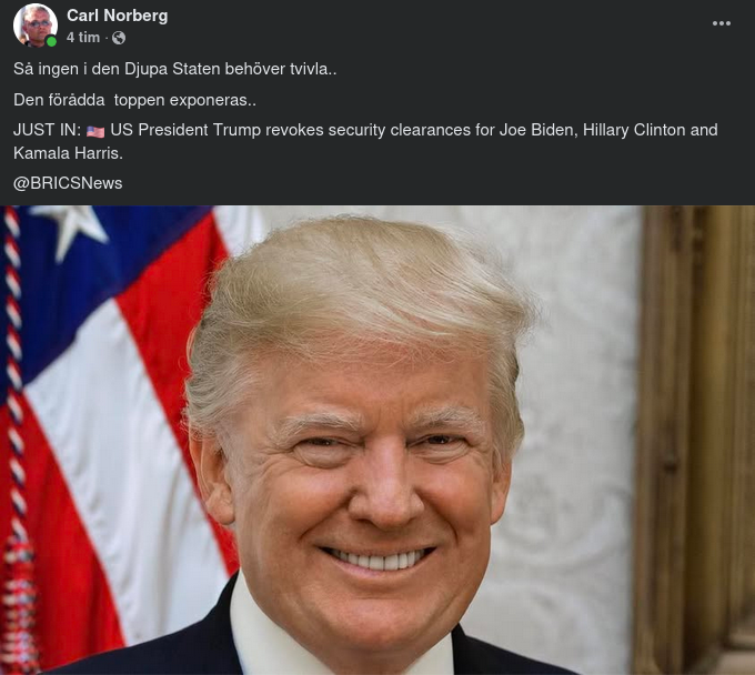 Fråntagna Sina Säkerhetsklassificeringar
