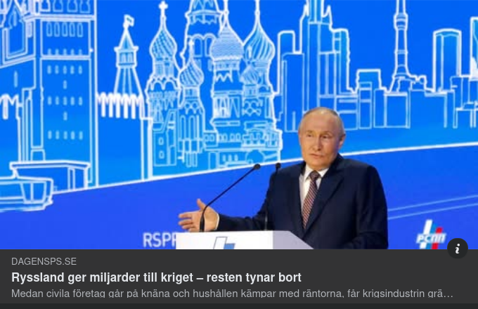 Finsk Seniorekonom & Ryskt Borttynande