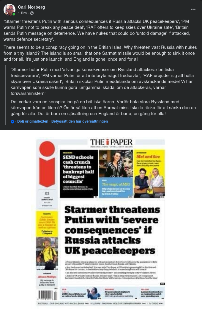 Brittiska Konsekvenshot..