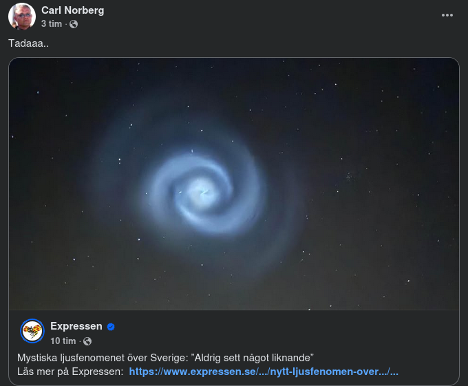 Mystiskt Ljusfenomen..
