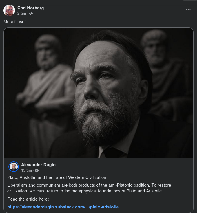 Moralfilosofi Med Dugin