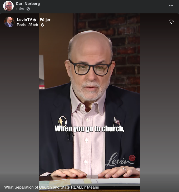 Separation Stat-Kyrka Med Levin