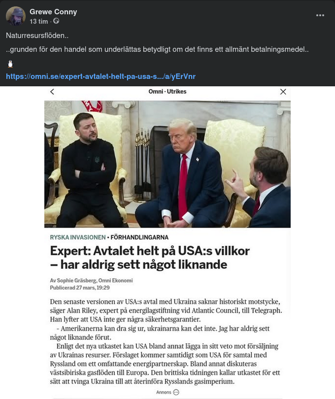 Avtal Utan Historiskt Motstycke..