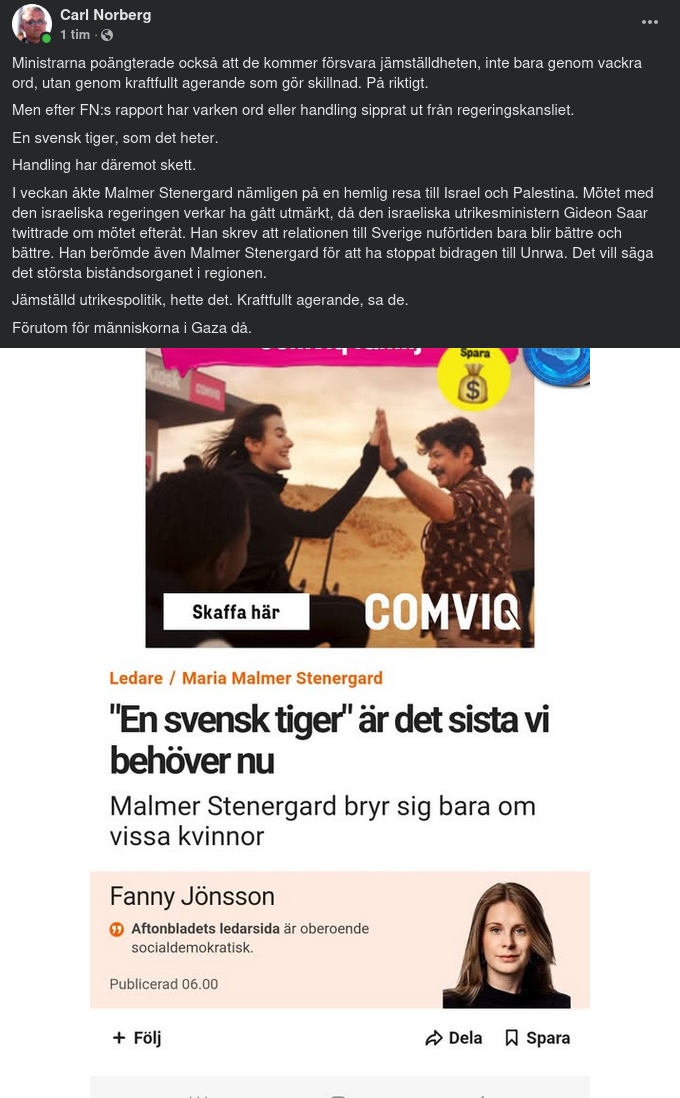 Svensk Tiger Som Handlar..