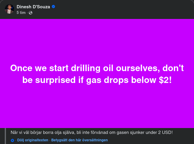 Oljeborrning & Bränslepris