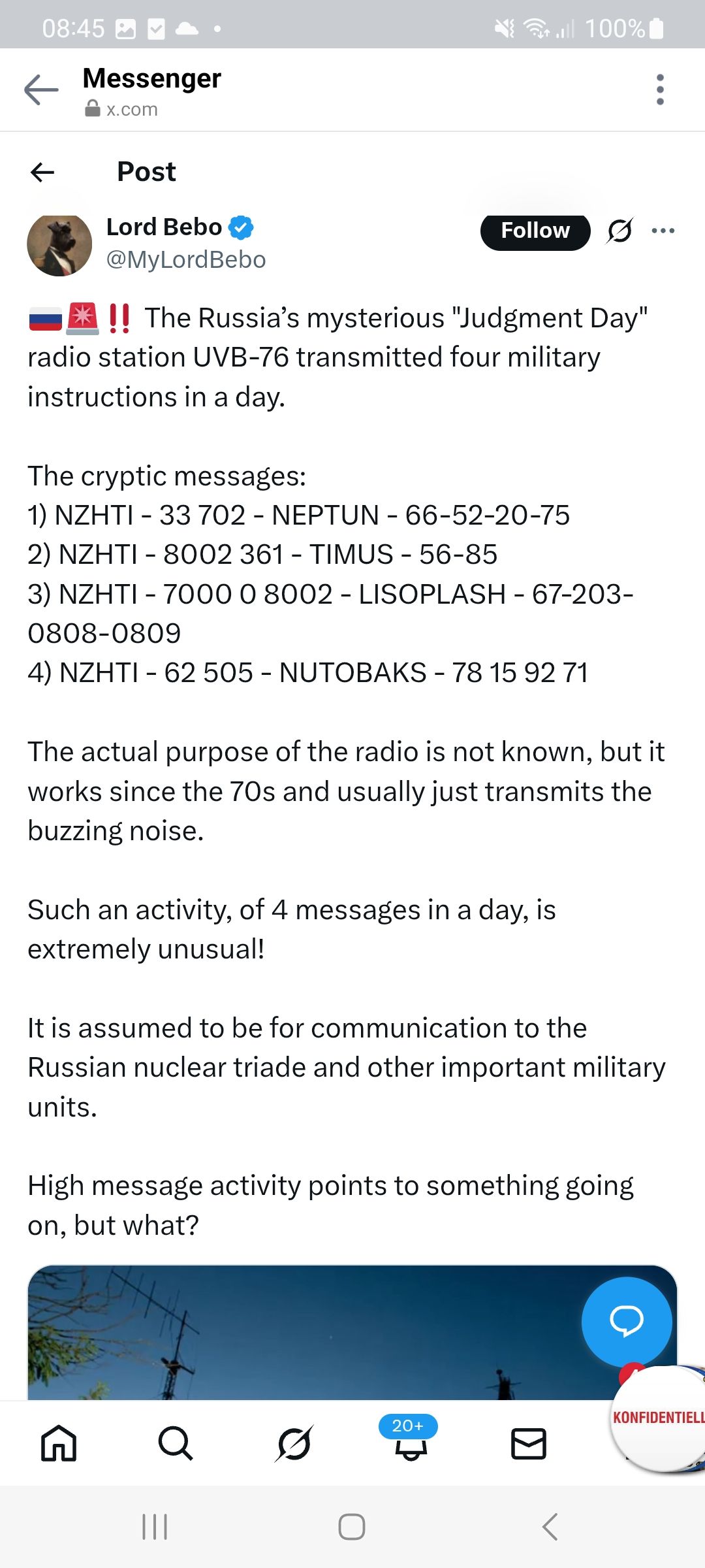Sällsynt Rysk Sändning