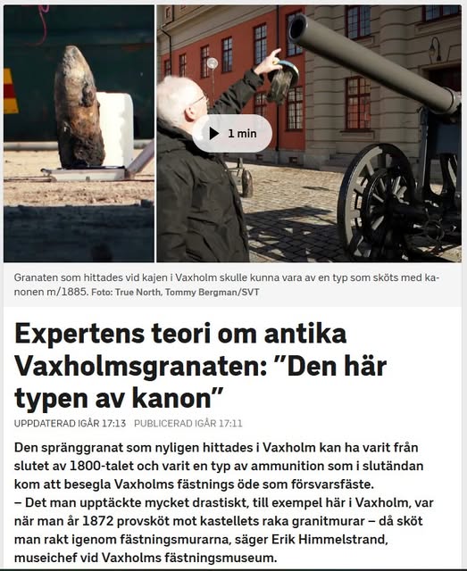 Antik Vaxholmsgranat