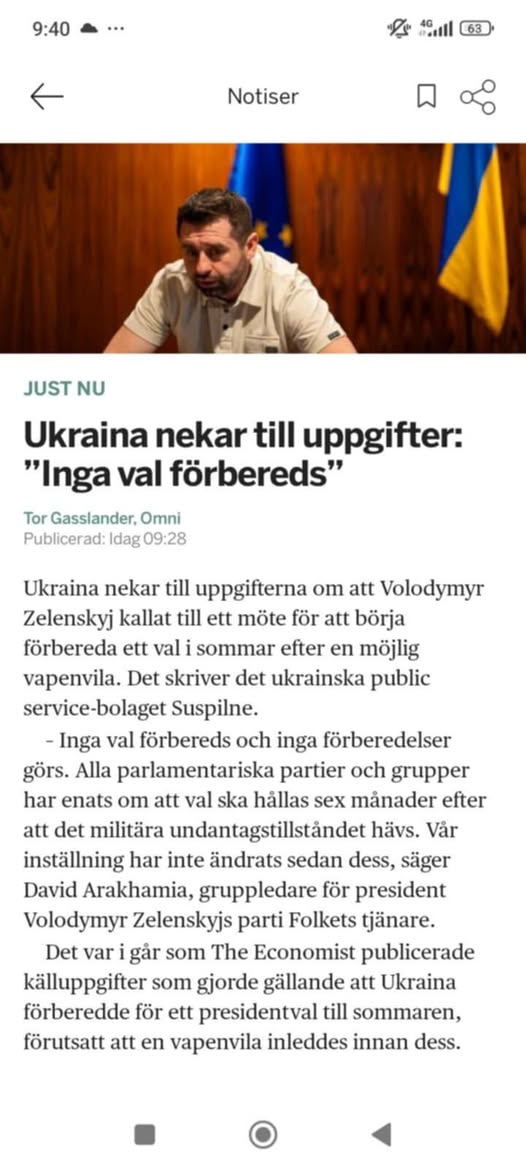 Inga Valförberedelser I Ukraina