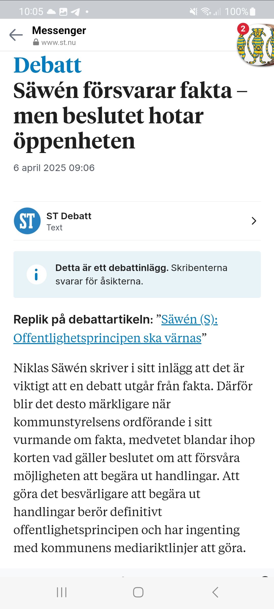 Hotad Öppenhet I Sundsvall