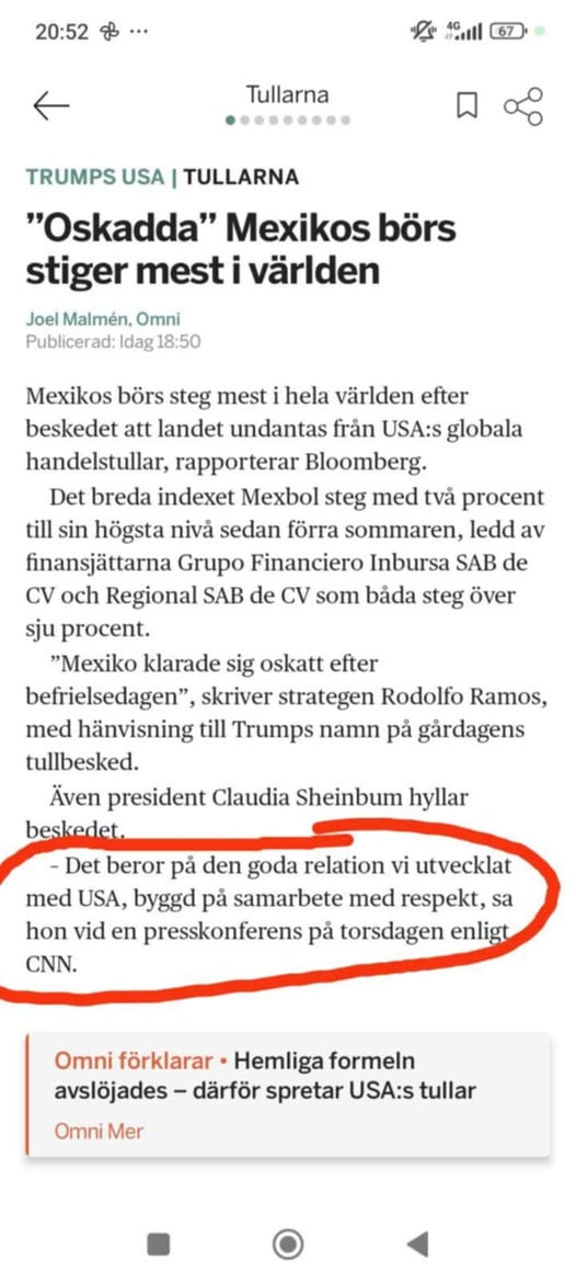 Stigande Mexico-Börs